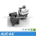 Cat5e industrielles staubdichtes ungeschirmtes Modul / Toolless 180 Grad UTP RJ45 Keystone Modul